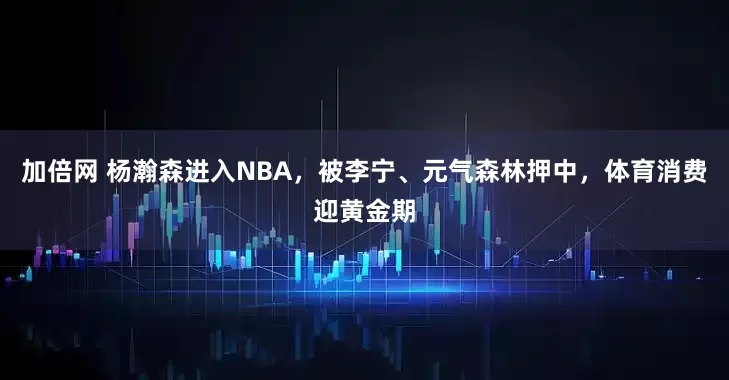 加倍网 杨瀚森进入NBA，被李宁、元气森林押中，体育消费迎黄金期